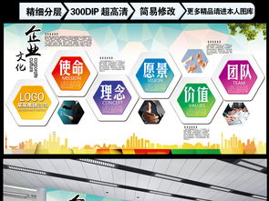 時(shí)尚多彩創(chuàng)意 企業(yè)文化墻形象宣傳背景墻設(shè)計(jì)PSD素材與數(shù)字文化創(chuàng)意內(nèi)容應(yīng)用服務(wù)全解析